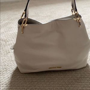 Cream Michael Kors bag